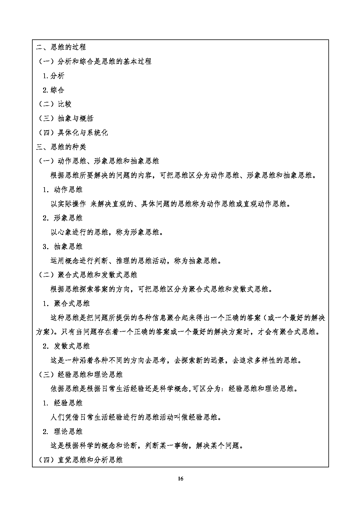 2024考研大纲：重庆三峡学院2024年考研 009外国语学院 1.初试自命题科目901心理学基础考试大纲 考试大纲第16页